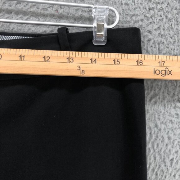 Talbots Pants Womens 8 Black Curvy Stretch Cropped Pockets Office Work Casual - Picture 7 of 11